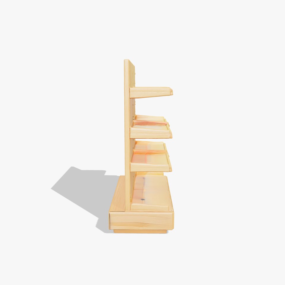 Compact Supermarket Shelf Modular Design model pack